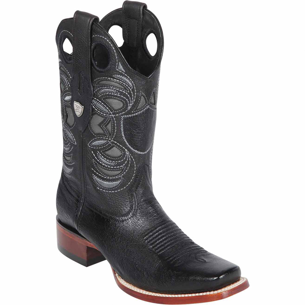  Smooth Ostrich Rodeo Toe Western Boots