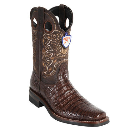  Mens Caiman Square Toe Boots