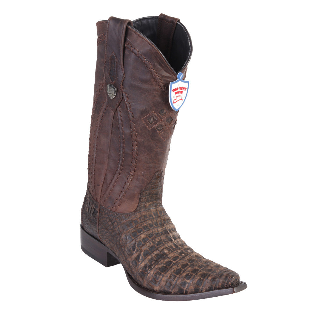  Snip Toe Caiman Belly Boots