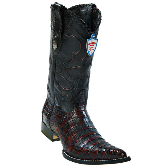  Caiman Pointed Toe Cowboy Boots