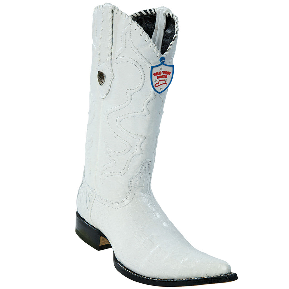  Caiman Pointed Toe Cowboy Boots
