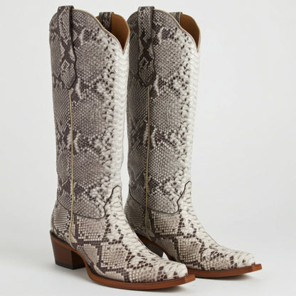  Women's Snakeskin Cowboy Boots