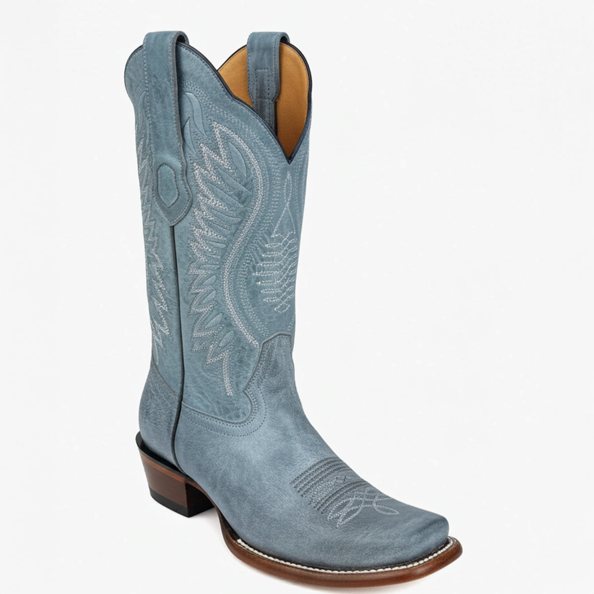  Vintage Blue Cowgirl Boots