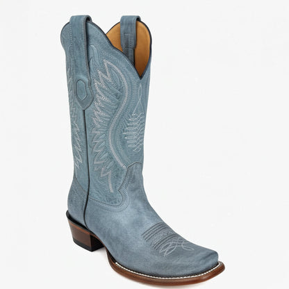  Vintage Blue Cowgirl Boots