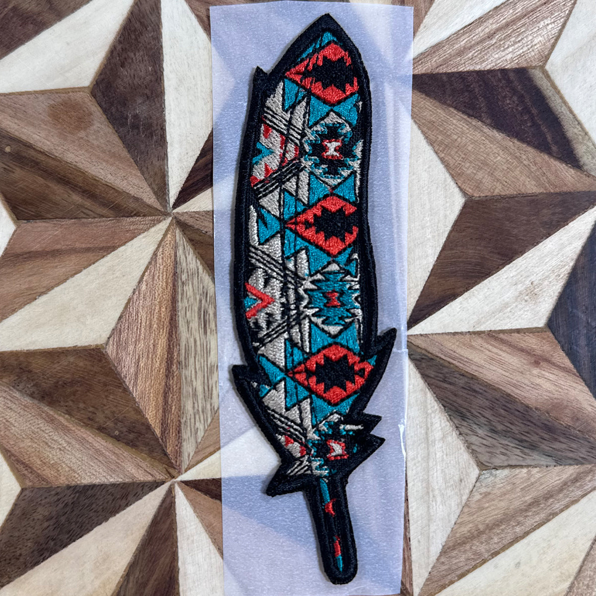 Handmade Feather Cowboy Hat Patches