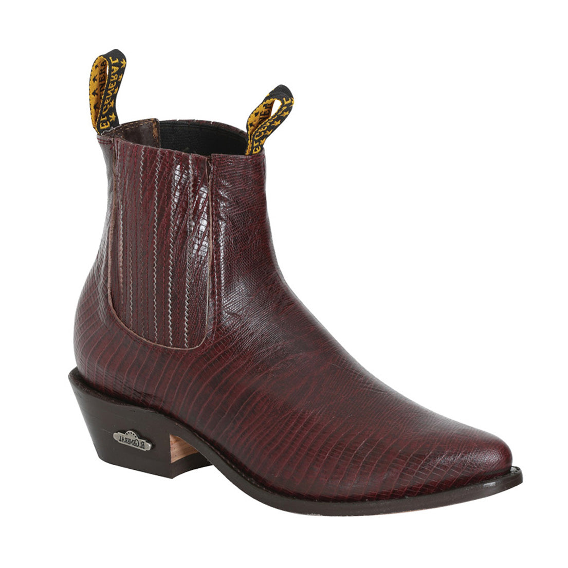  Lizard Print Ankle Boots