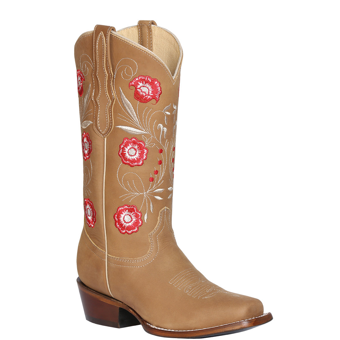  Flowered Oryx Cowgirl Boots