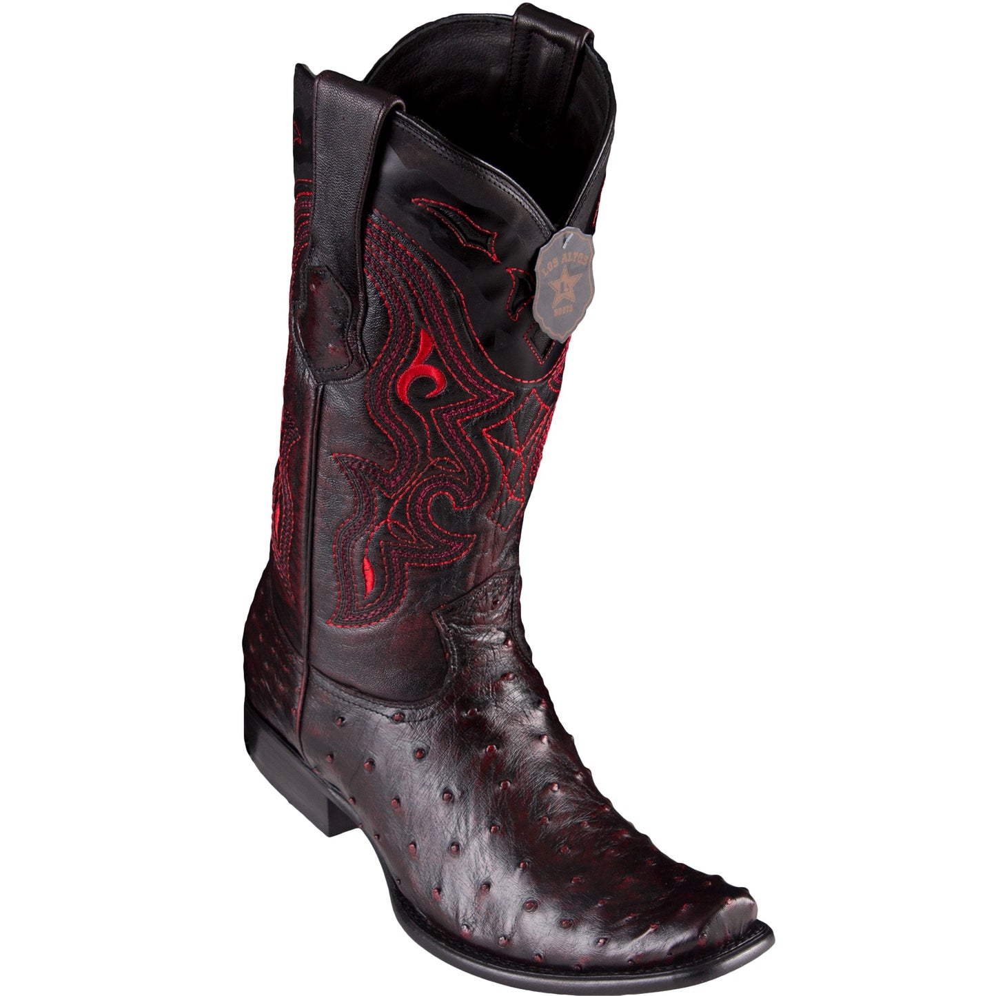  Ostrich Boot Dubai Semi Square Toe