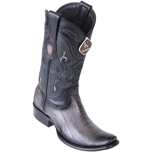  Grey Ostrich Boots Dubai Toe