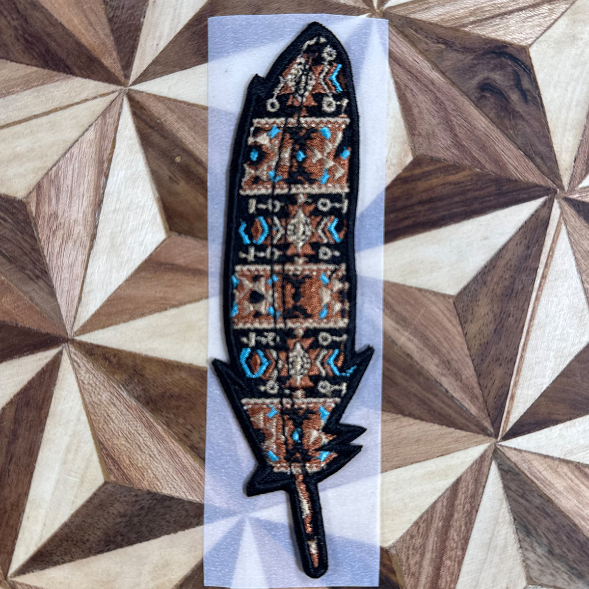 Handmade Feather Cowboy Hat Patches