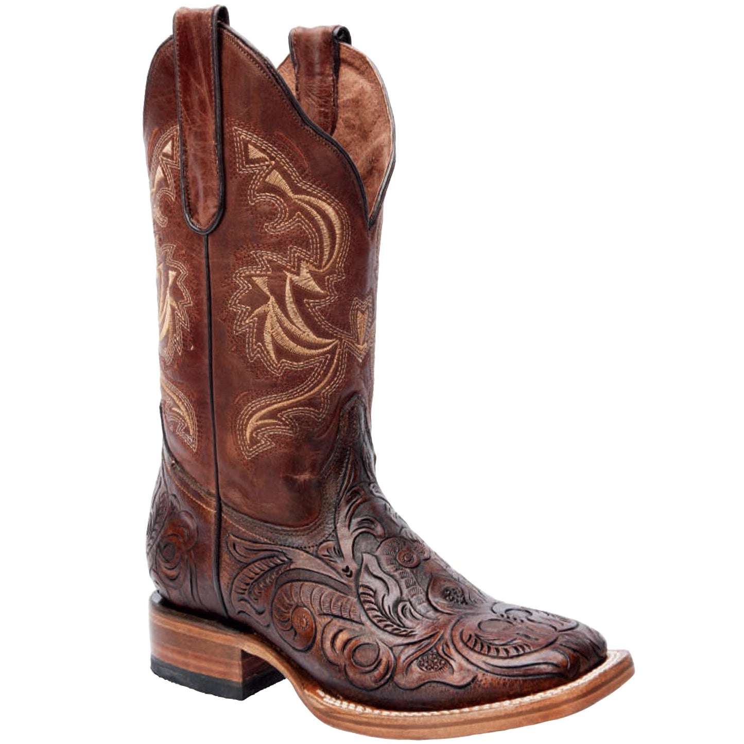  Tooled Leather Boots Women's