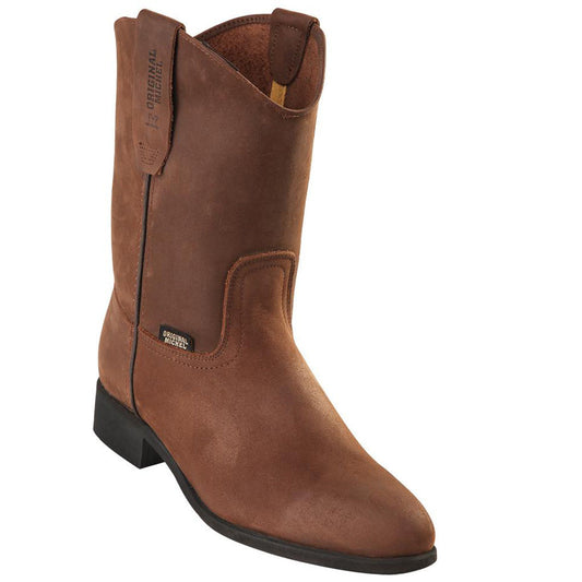  Pull On Roper Boots Brown Crazy Leather