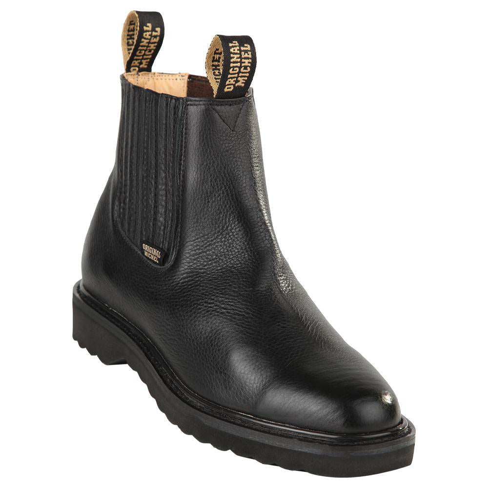  Short Ankle Pull On Work Boots Soft Toe