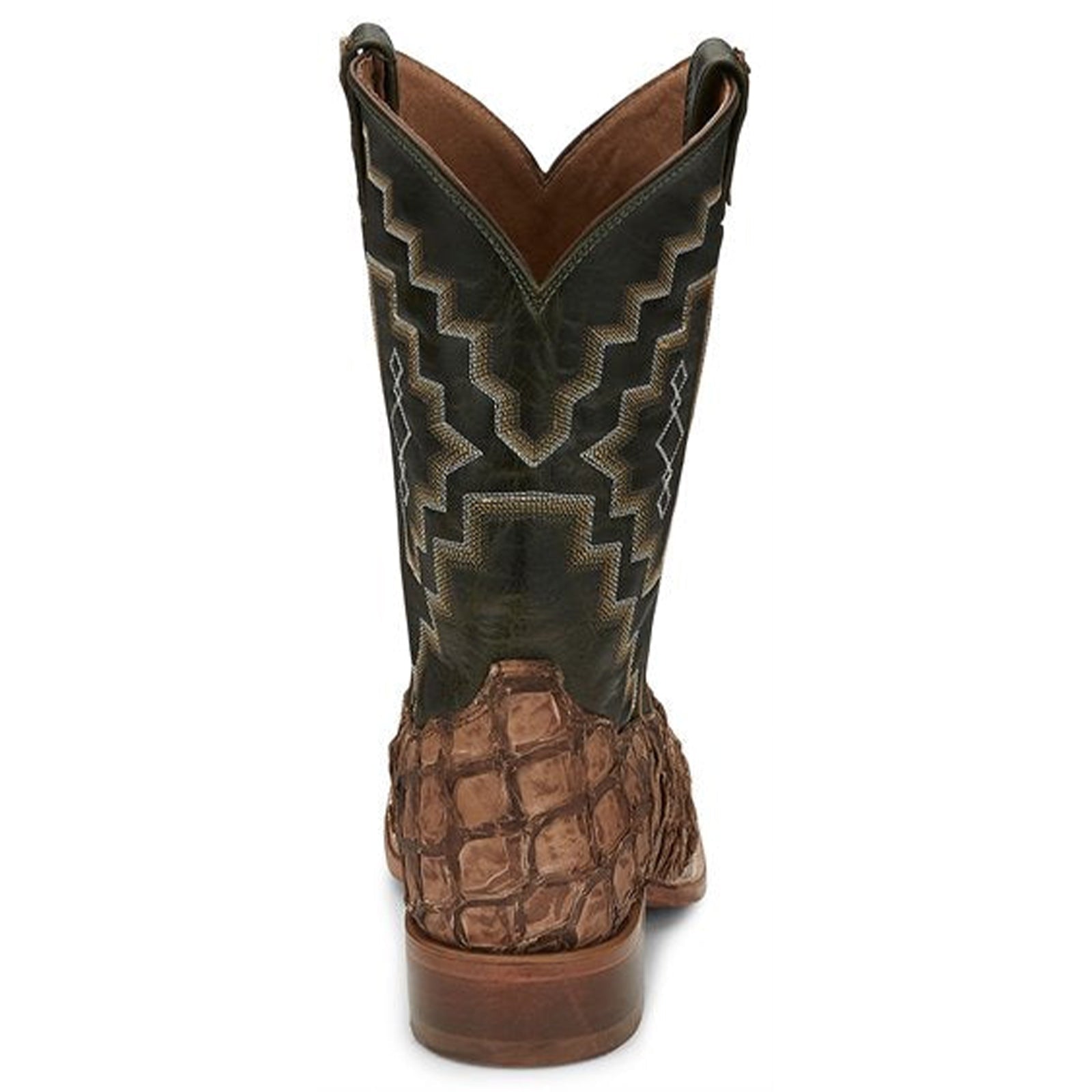 Tony Lama Men's Leviathan Pirarucu Square Toe Boot
