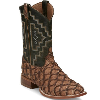 Tony Lama Men's Leviathan Pirarucu Square Toe Boot