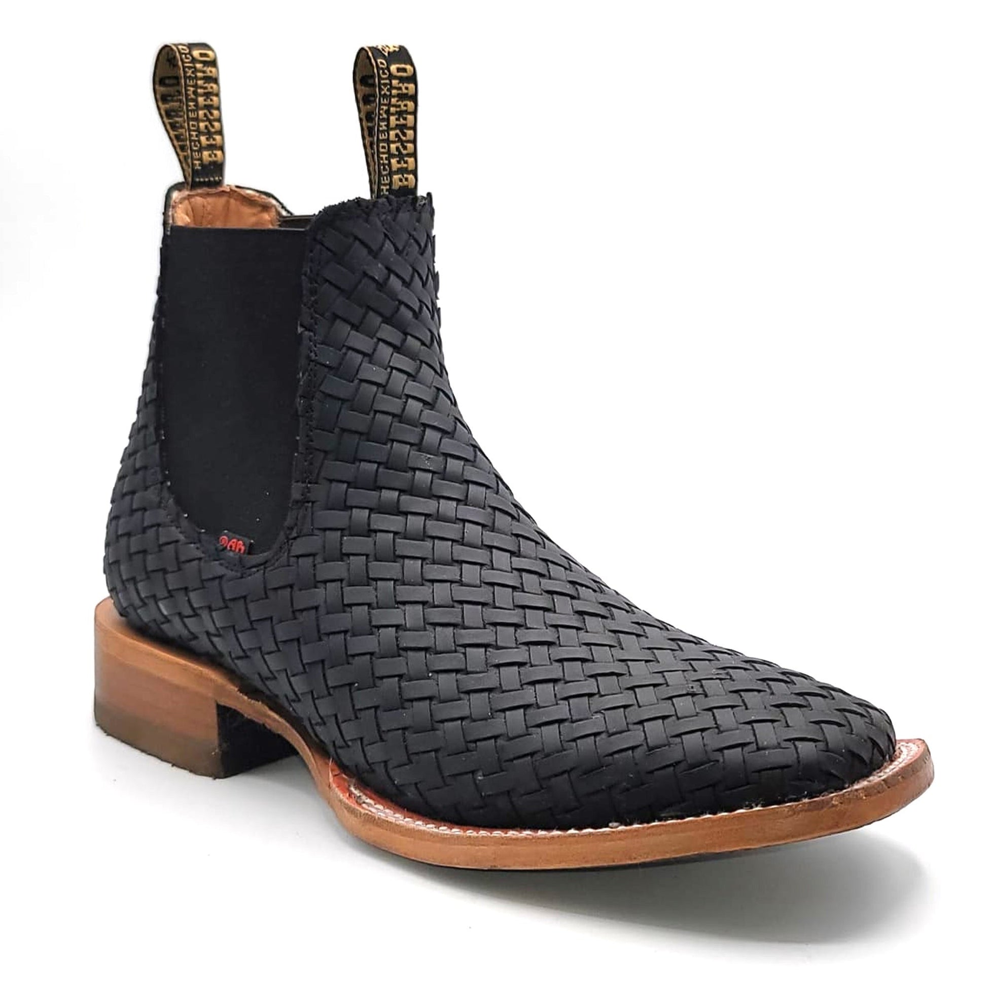  Men's Black Petatillo Ankle Boot