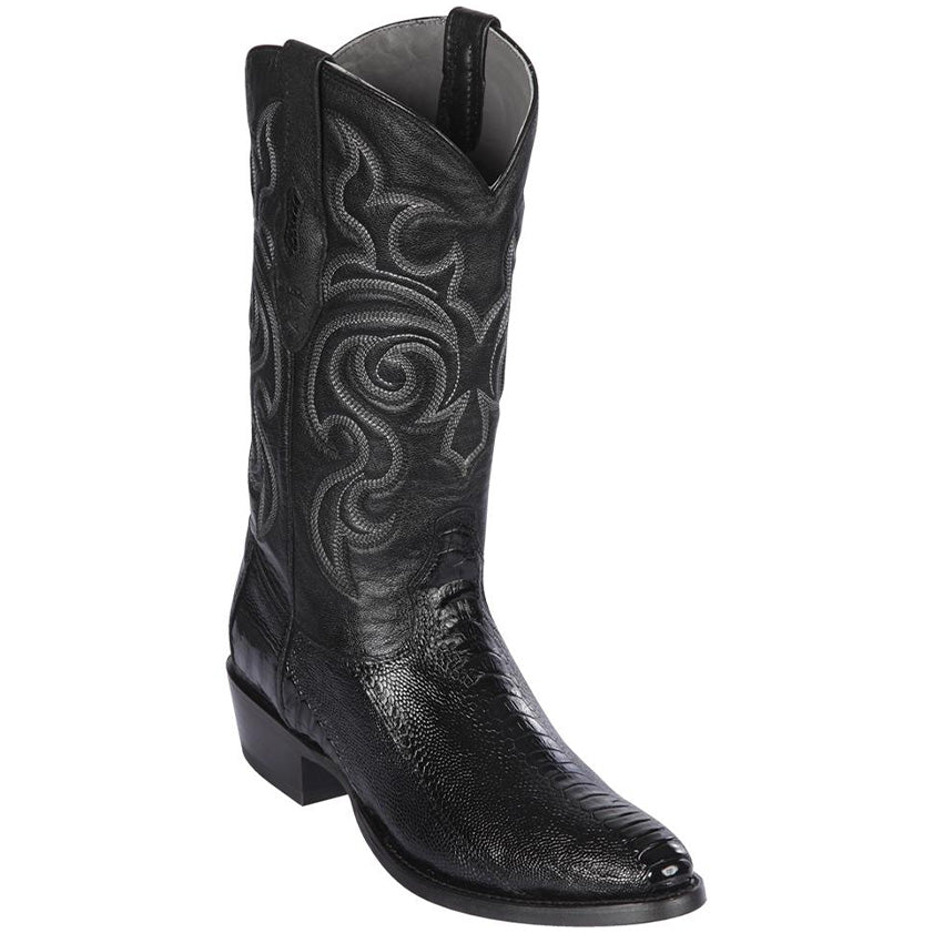  Ostrich Leg Cowboy Boots R-Toe