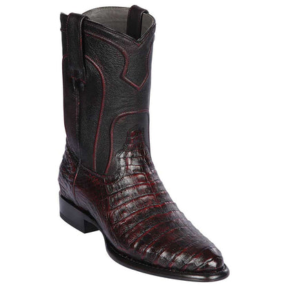 Black Cherry Caiman Roper Boots