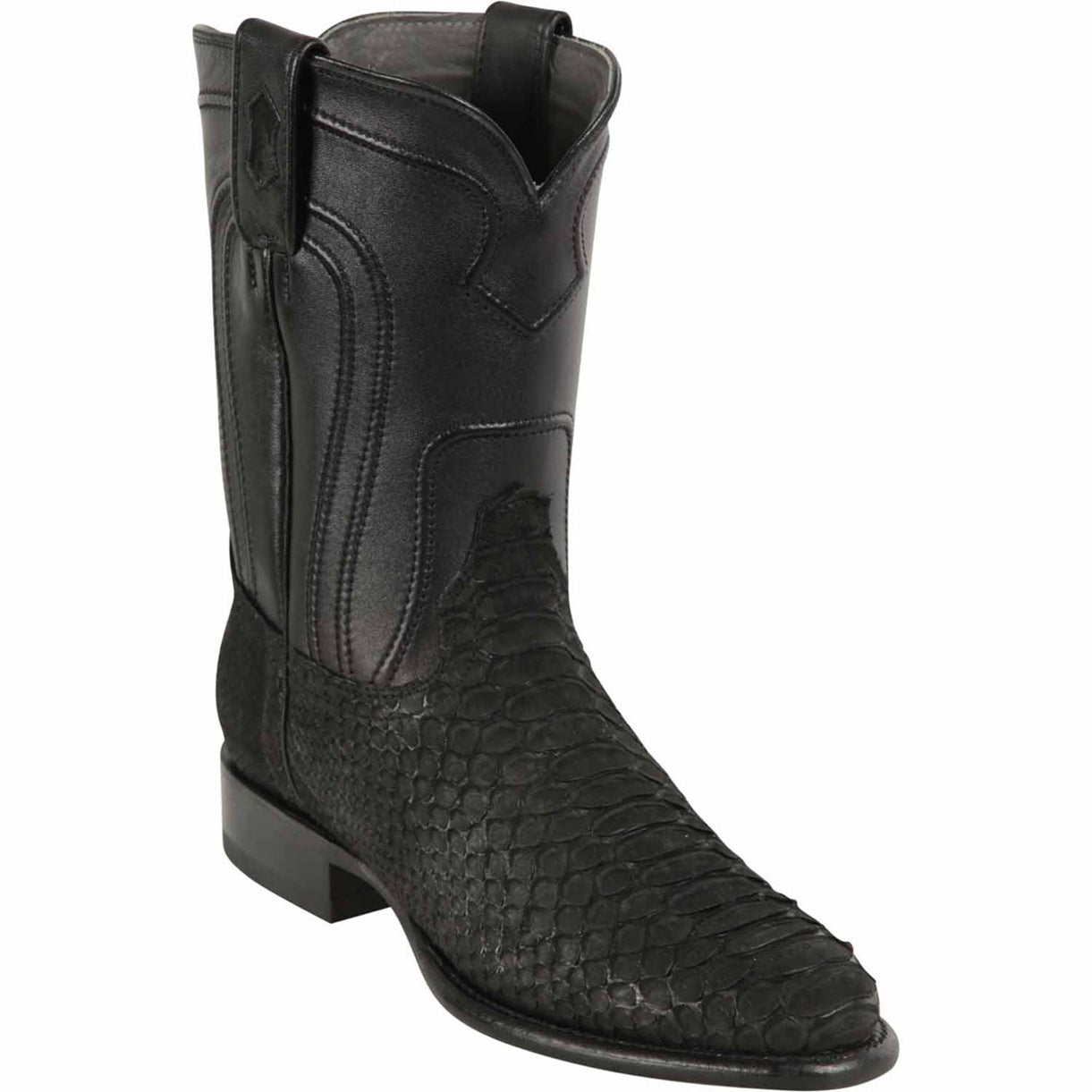  Black Snakeskin Roper Boots