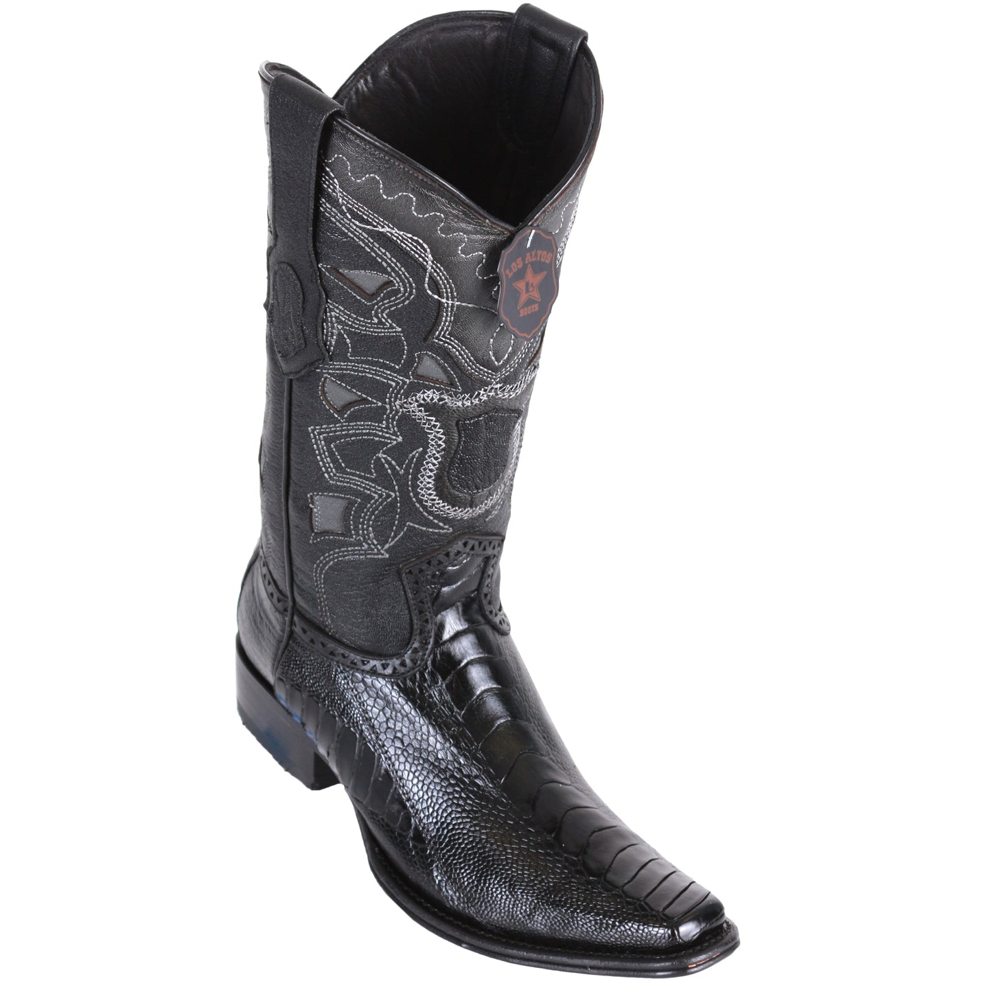  Ostrich Leg European Toe Western Boots