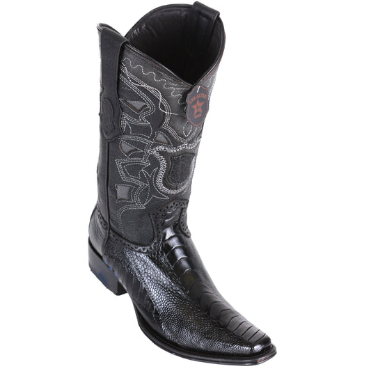  Ostrich Leg European Toe Western Boots