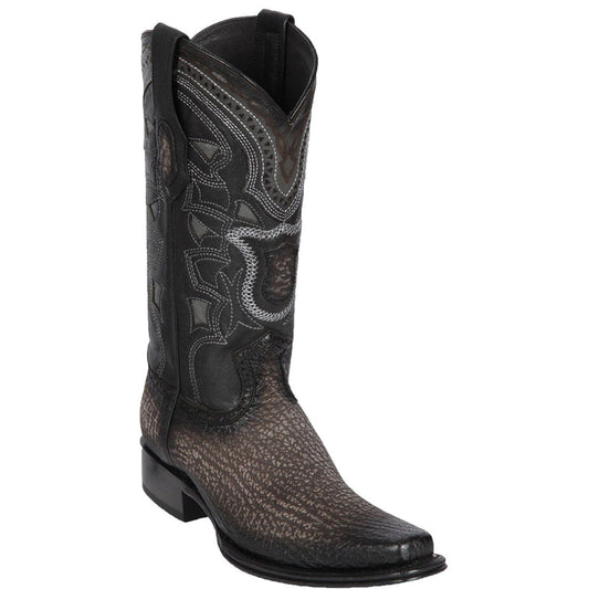  Men's Shark Skin Boots Grey European Toe