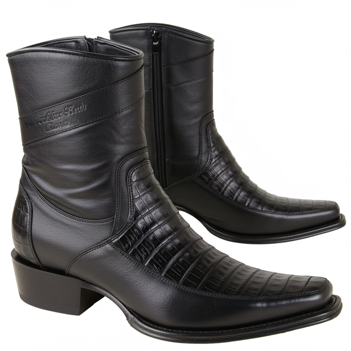  Short Caiman Boots European Toe