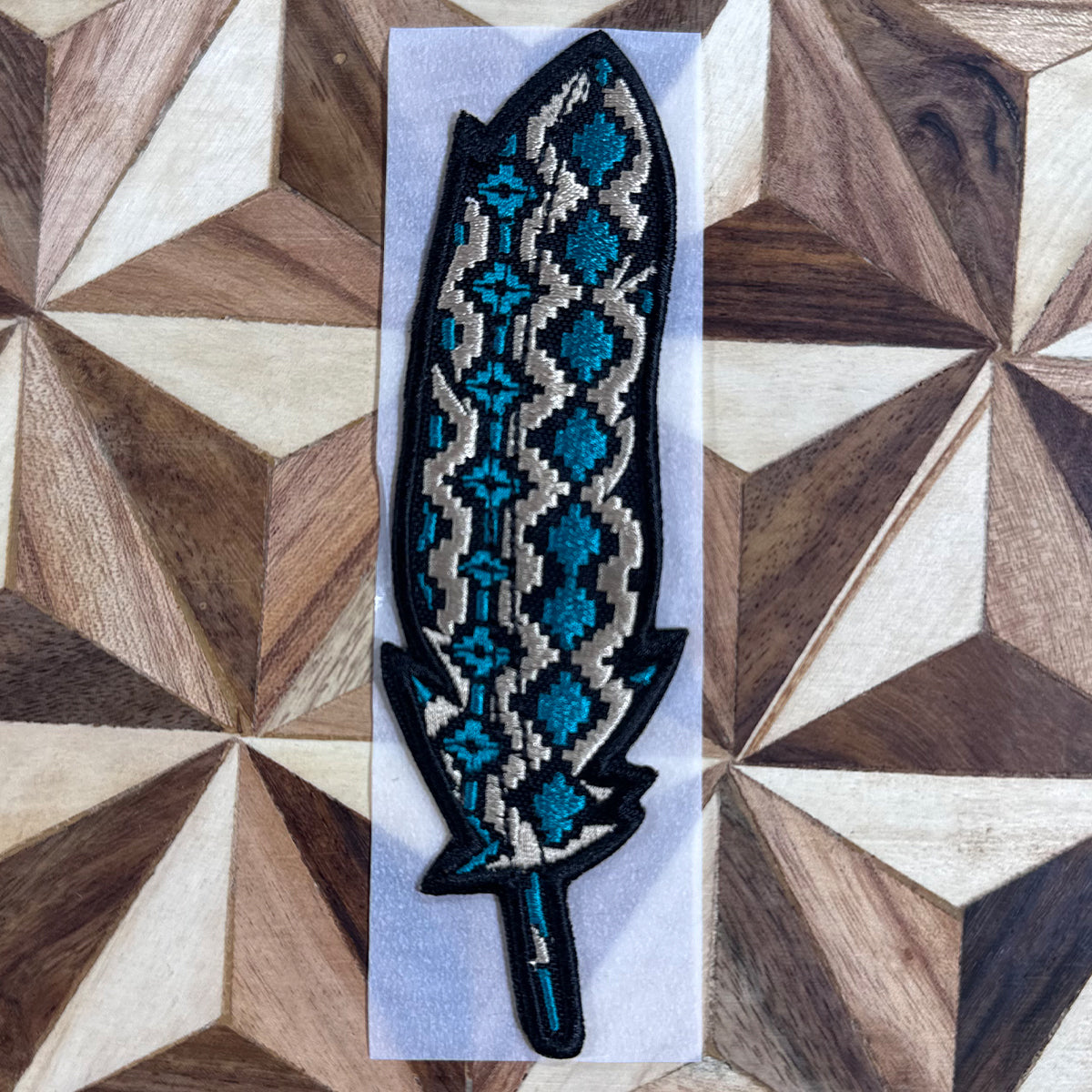 Handmade Feather Cowboy Hat Patches