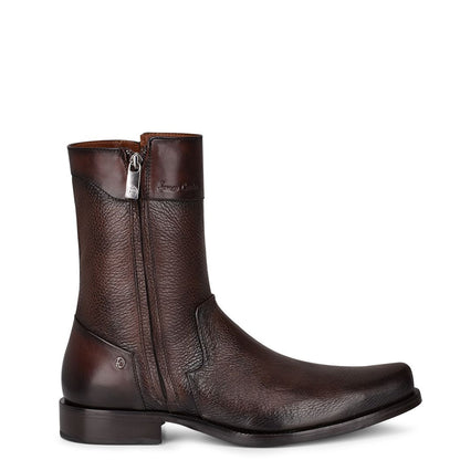  Deer Double Zipper Dress Boot