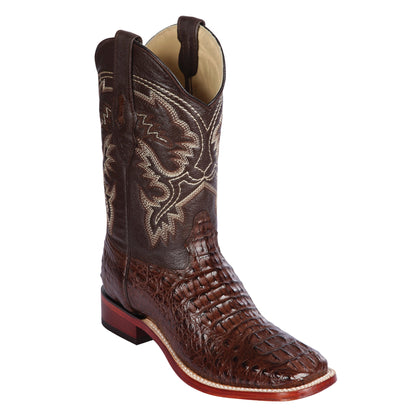 Hornback Caiman Square Toe Boots