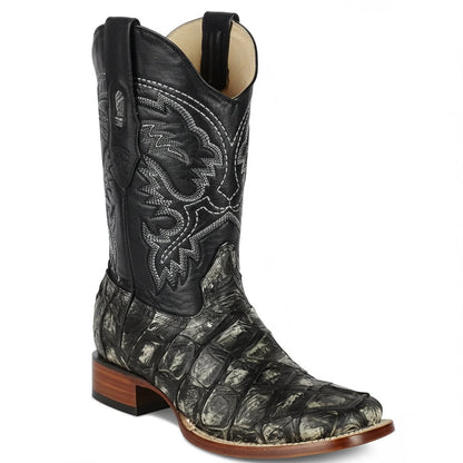  Rustic Black Pirarucu Boots