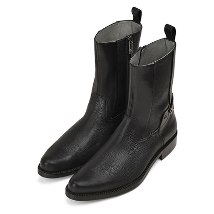  Black Deer Dress Boot