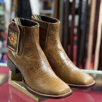  Light Brown Short Cowboy Boots