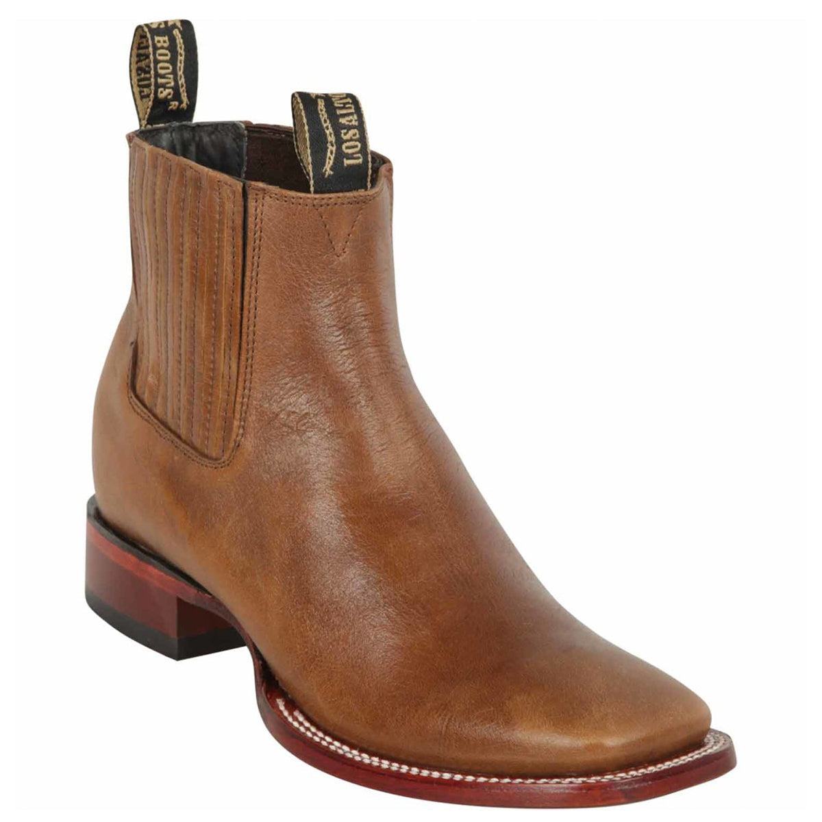  Light Brown Short Cowboy Boots