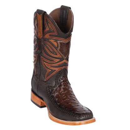  Ostrich & Deer Wide Square Toe
