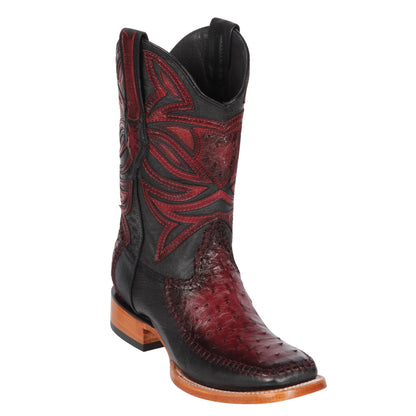  Ostrich & Deer Wide Square Toe