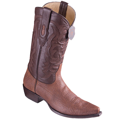  Brown Bull Shoulder Cowboy Boots