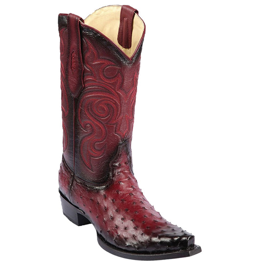  Western Ostrich Leather Boots