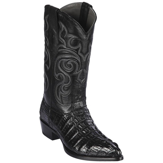  Black Caiman Tail Cowboy Boots