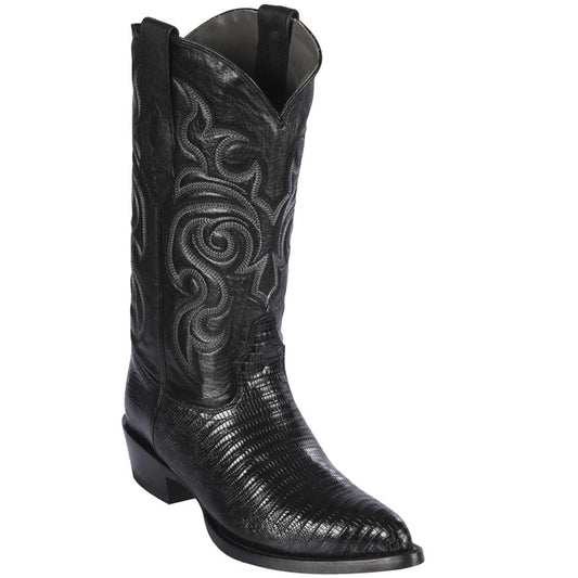  Black Lizard Cowboy Boots J-Toe