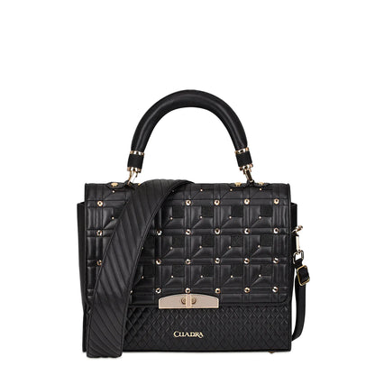  Black Quilted Purse Genuine Stingray & Leather