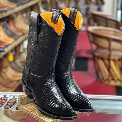  Lizard Print Western Boots