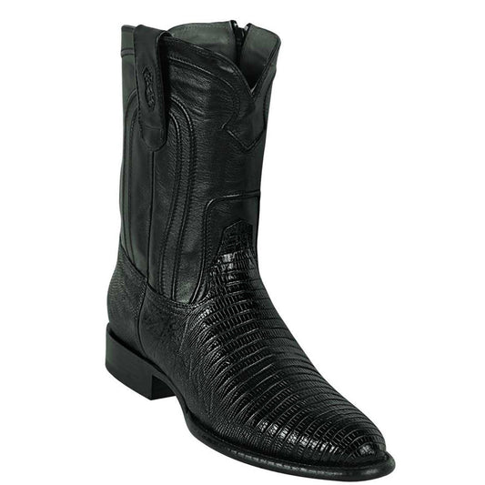  Black Roper Lizard Boots