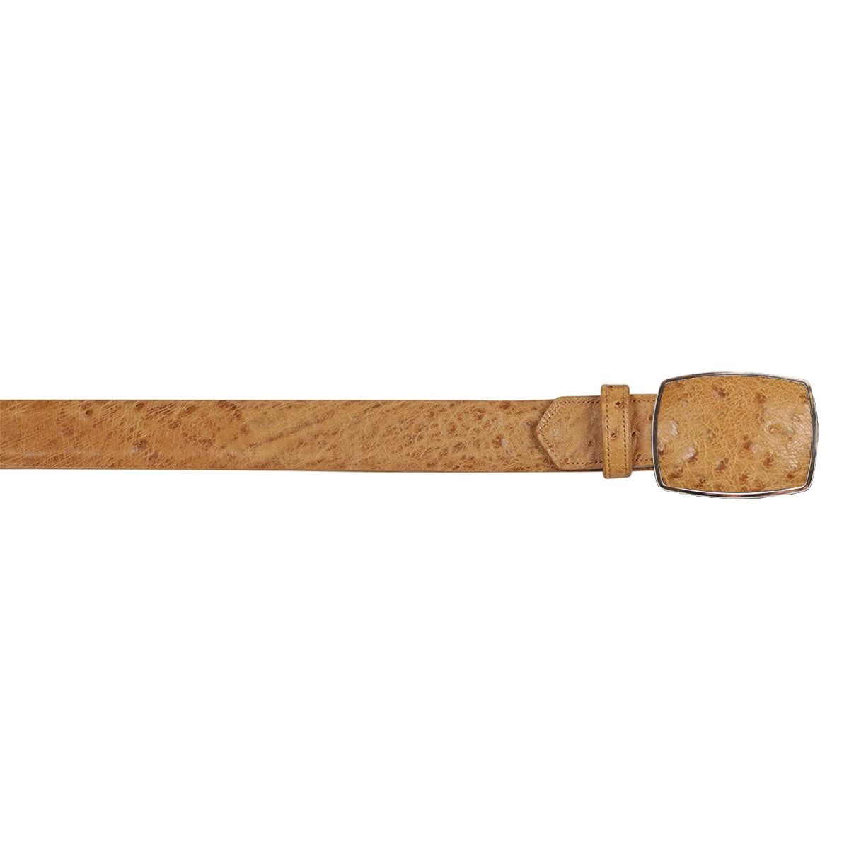  Amber Ostrich Belt