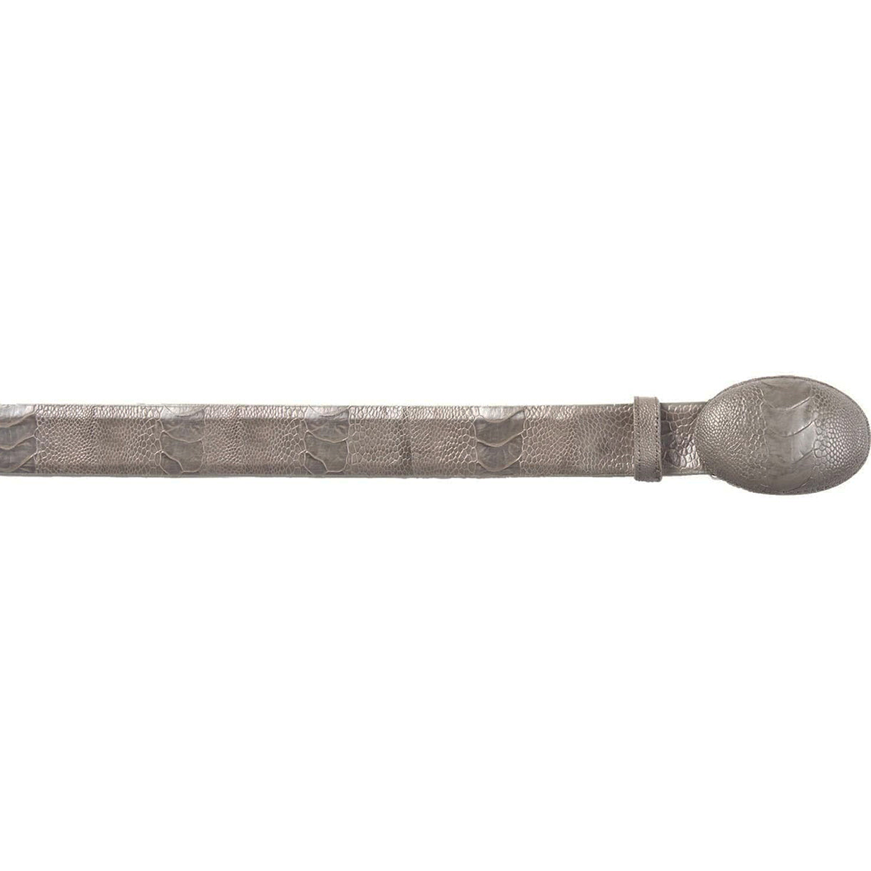  Grey Ostrich Leg Belt