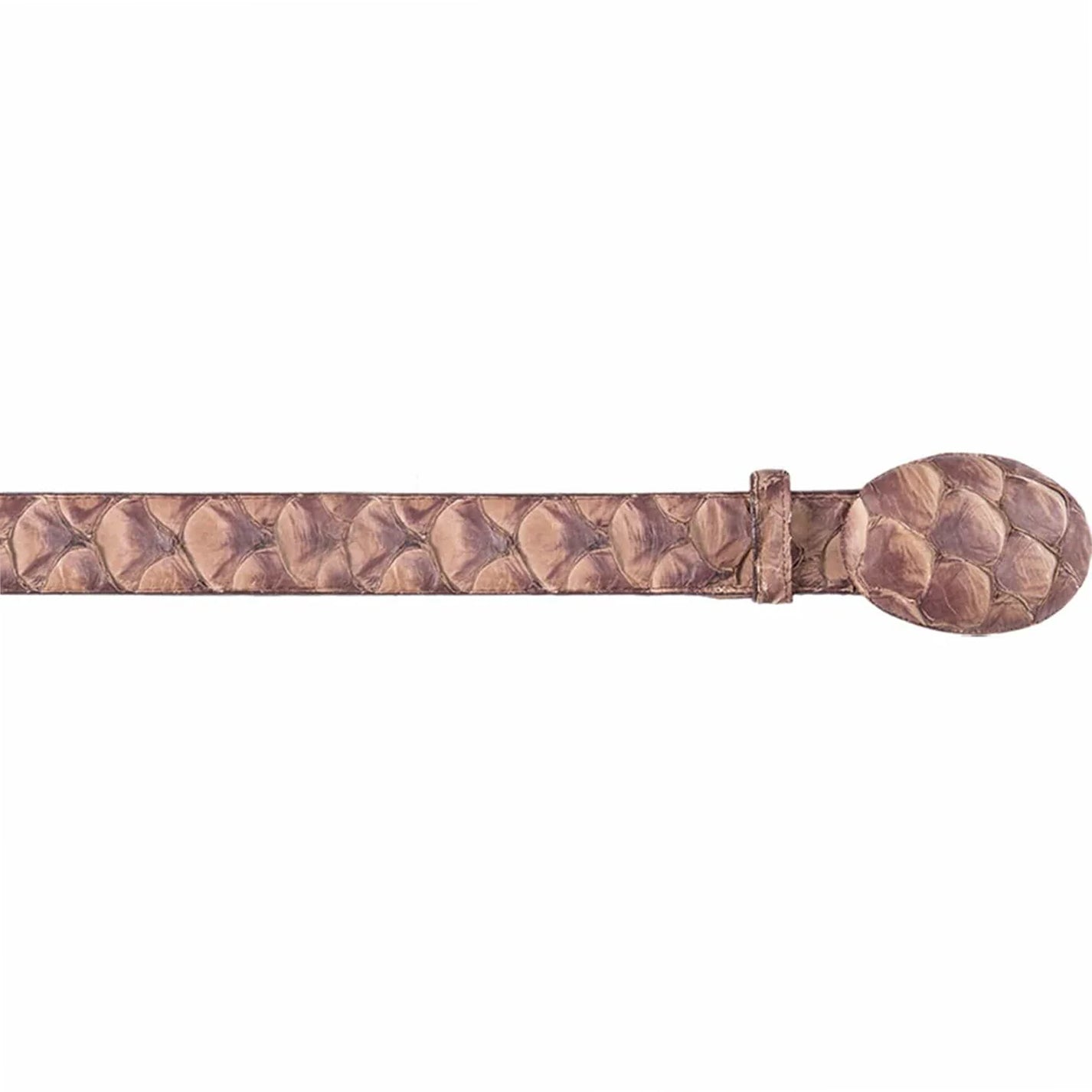  Mink Matte Brown Pirarucu Belt