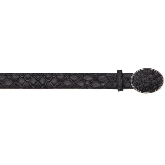  Matte Black Pirarucu Belt