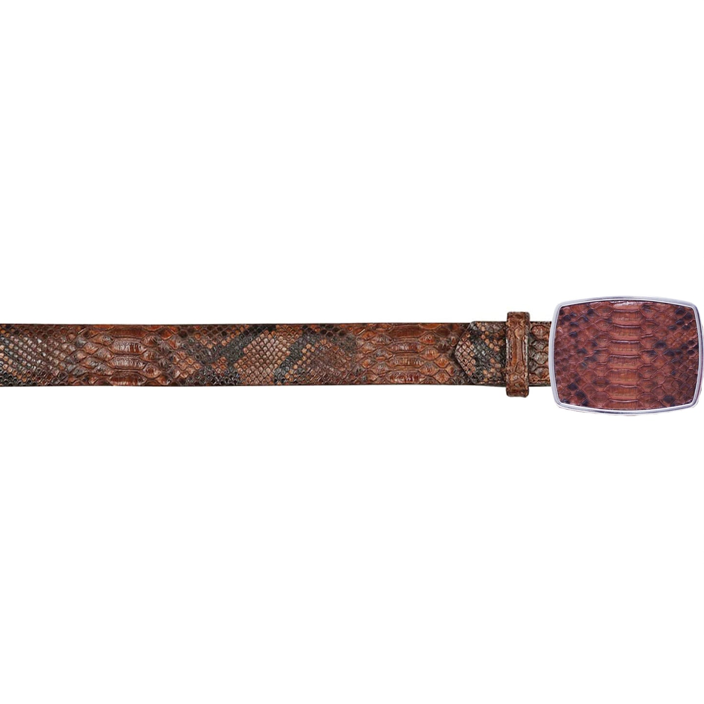  Porto Brown Snakeskin Belt