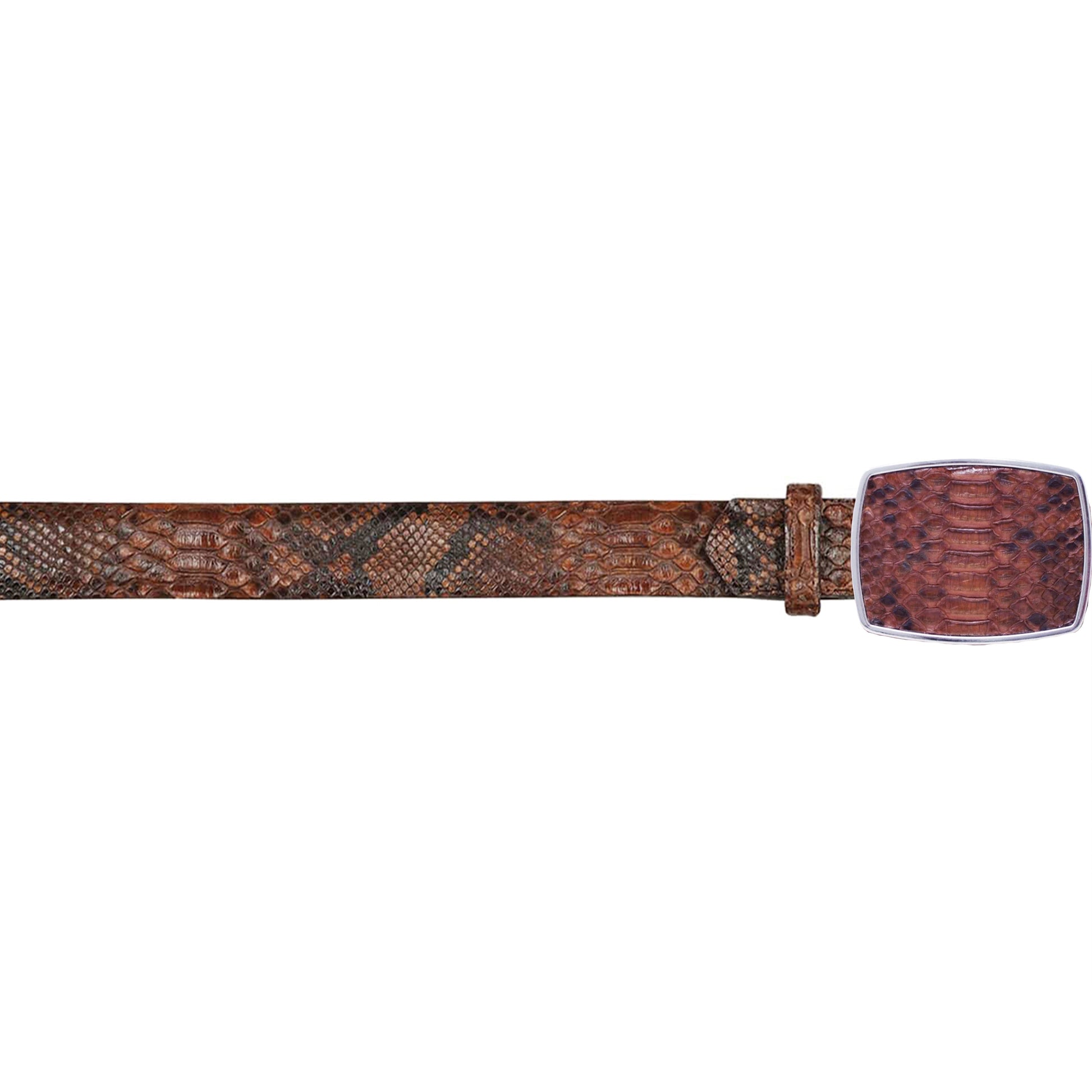  Porto Brown Snakeskin Belt