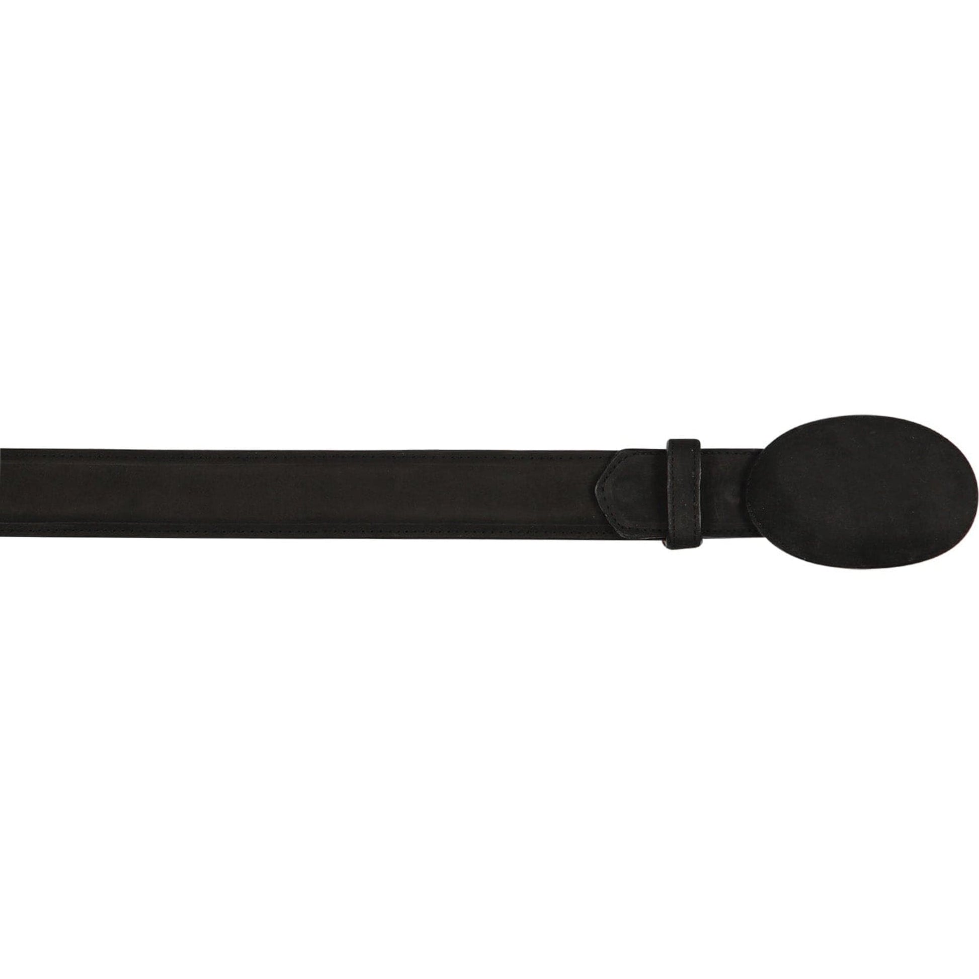  Nubuck Black Western Belt